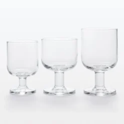 Tempered Glass Stemmed Glass - Medium