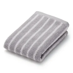 Twin Pile Reversible Stripe Hand Towel