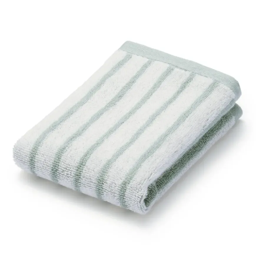 Twin Pile Reversible Stripe Hand Towel