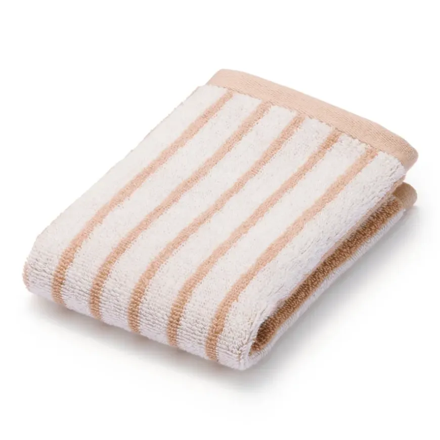 Twin Pile Reversible Stripe Hand Towel