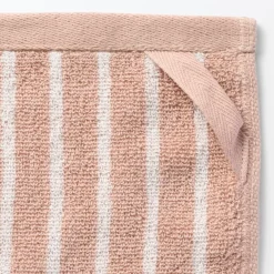 Twin Pile Reversible Stripe Hand Towel