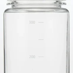 Water Bottle with Measurements 11.8 fl oz - White