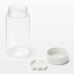 Water Bottle with Measurements 11.8 fl oz - White