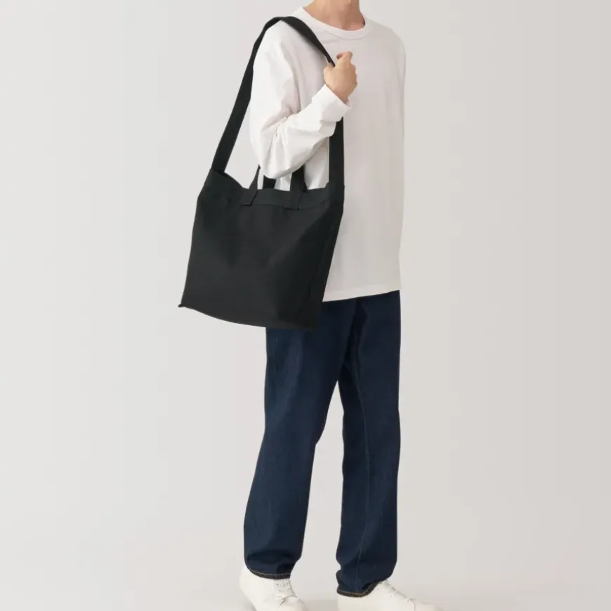 2-Way Canvas Tote Bag