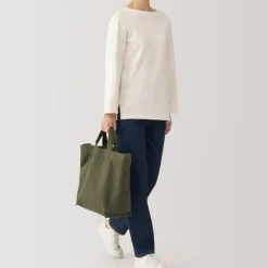 2-Way Canvas Tote Bag