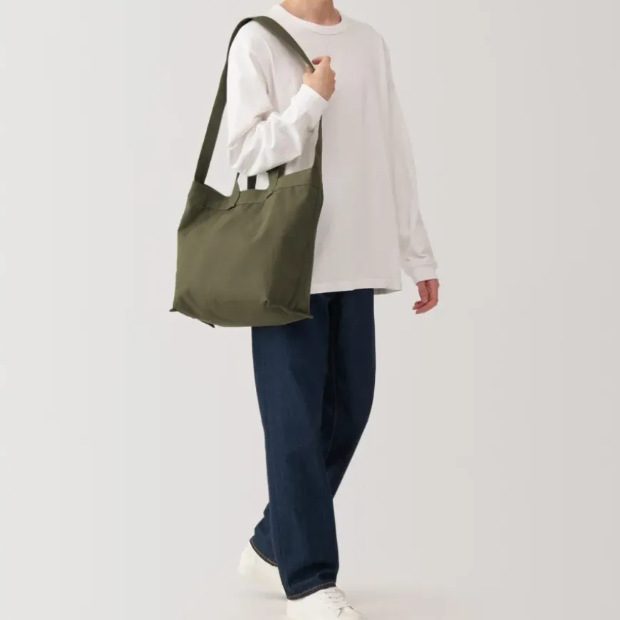 2-Way Canvas Tote Bag