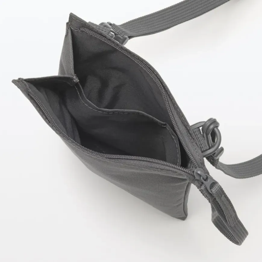 2-Way Water Repellent Mini Sacoche / Crossbody Bag