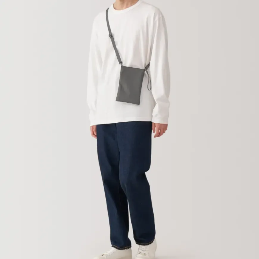 2-Way Water Repellent Mini Sacoche / Crossbody Bag