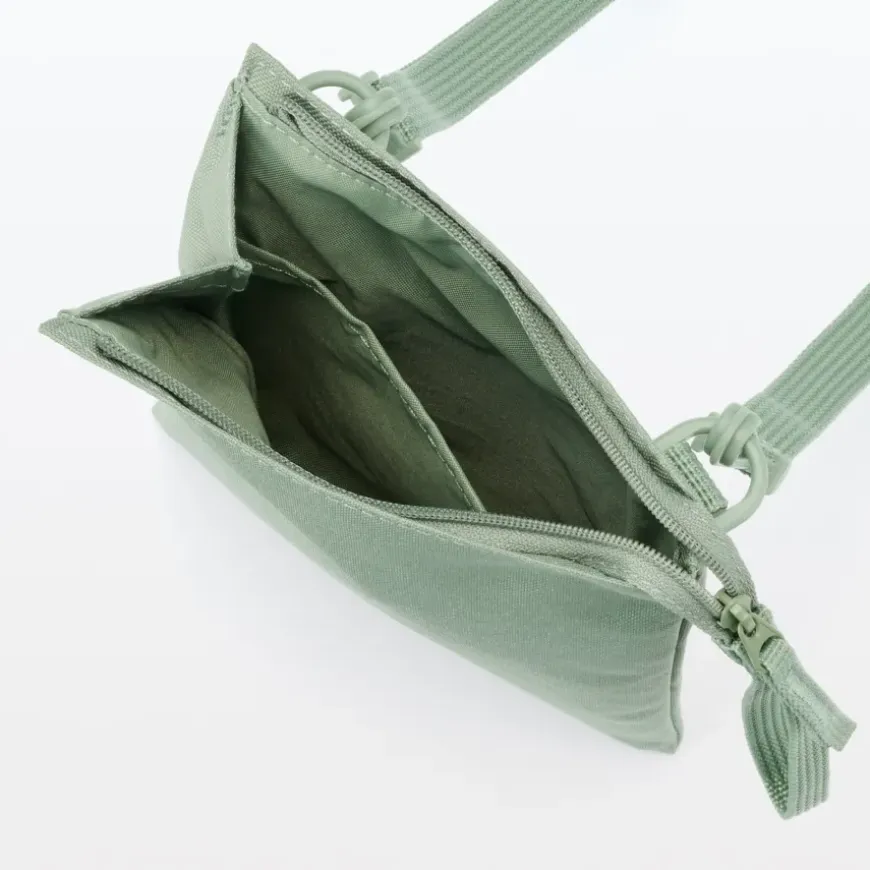 2-Way Water Repellent Mini Sacoche / Crossbody Bag