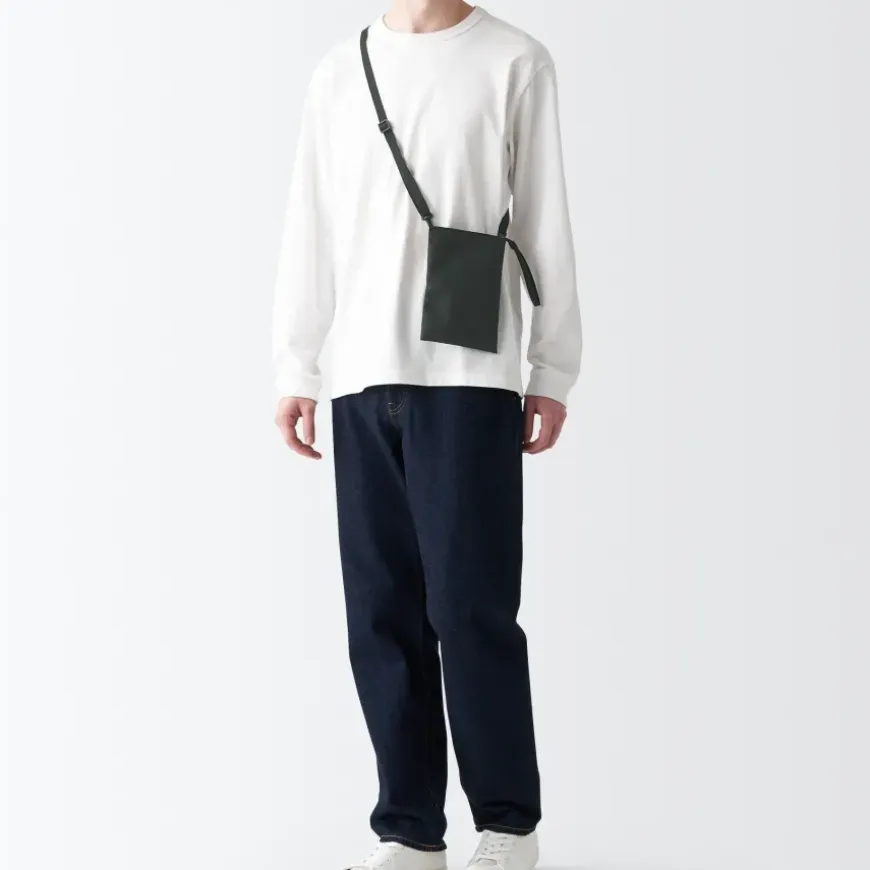 2-Way Water Repellent Mini Sacoche / Crossbody Bag