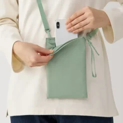 2-Way Water Repellent Mini Sacoche / Crossbody Bag