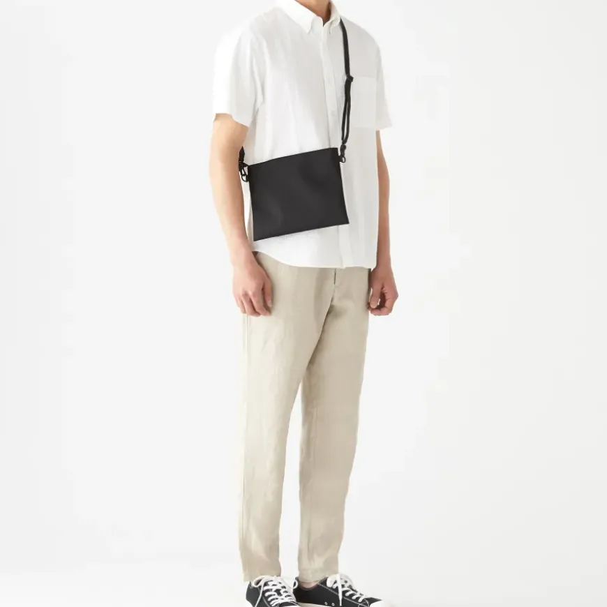2-Way Water Repellent Sacoche / Crossbody Bag