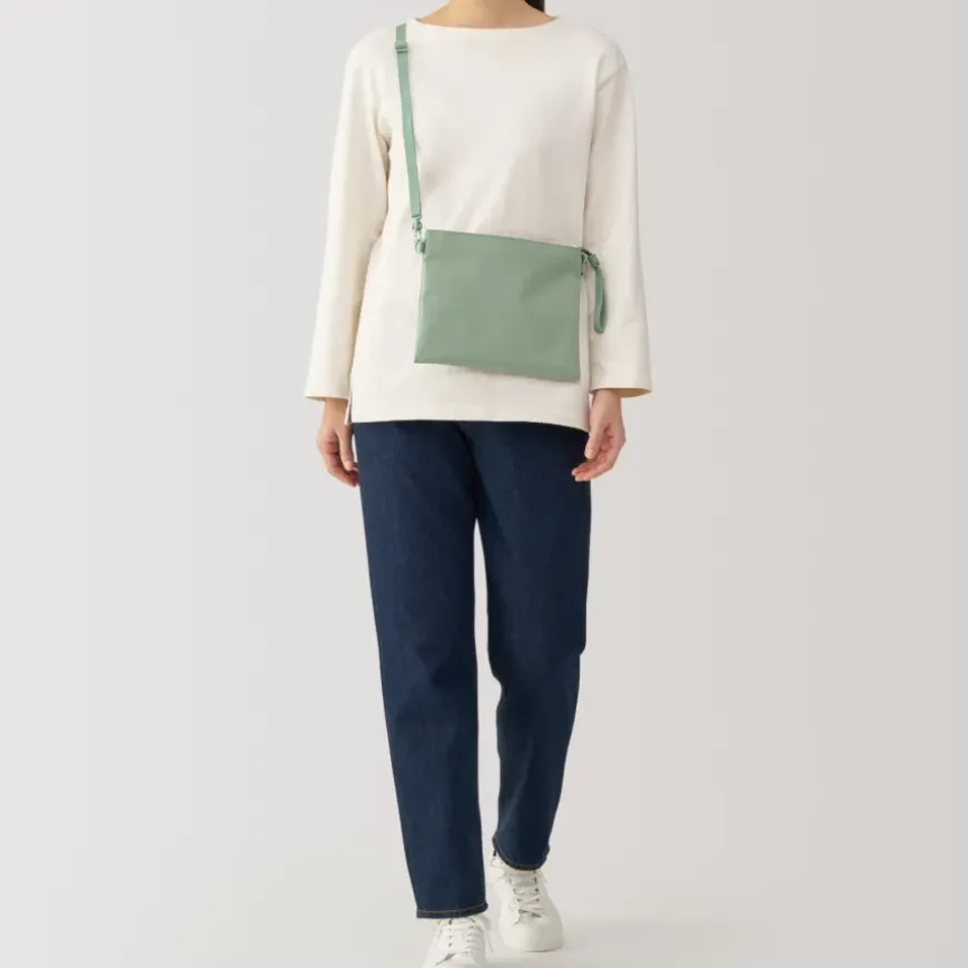 2-Way Water Repellent Sacoche / Crossbody Bag