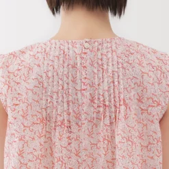 Women's Block Print Sleeveless Blouse
