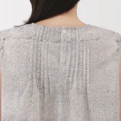 Women's Block Print Sleeveless Blouse