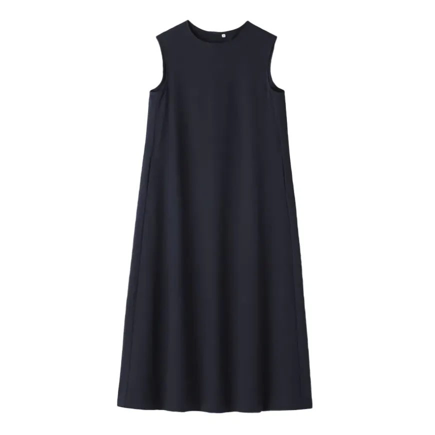Women's Breathable Seersucker Sleeveless Dress