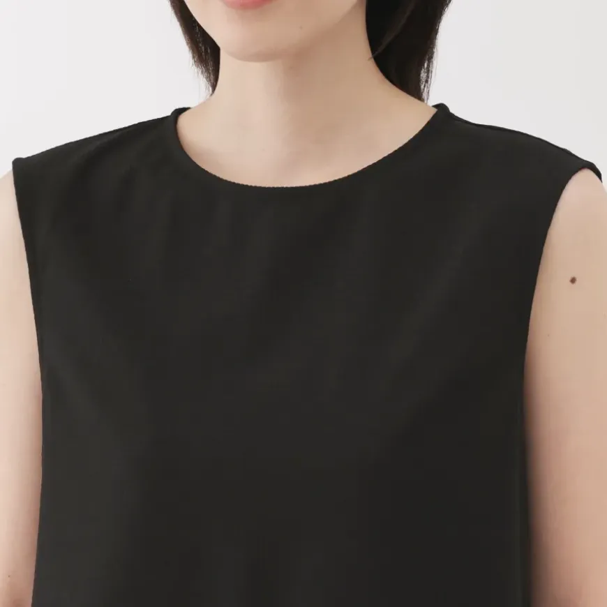 Women's Breathable Seersucker Sleeveless Dress