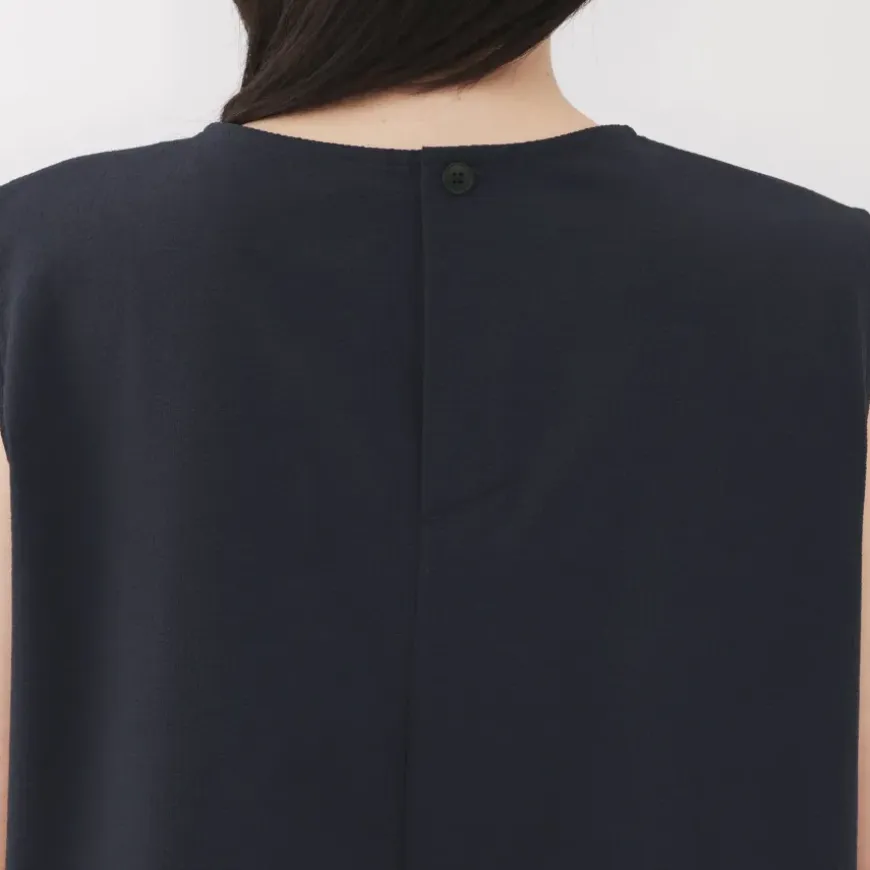Women's Breathable Seersucker Sleeveless Dress