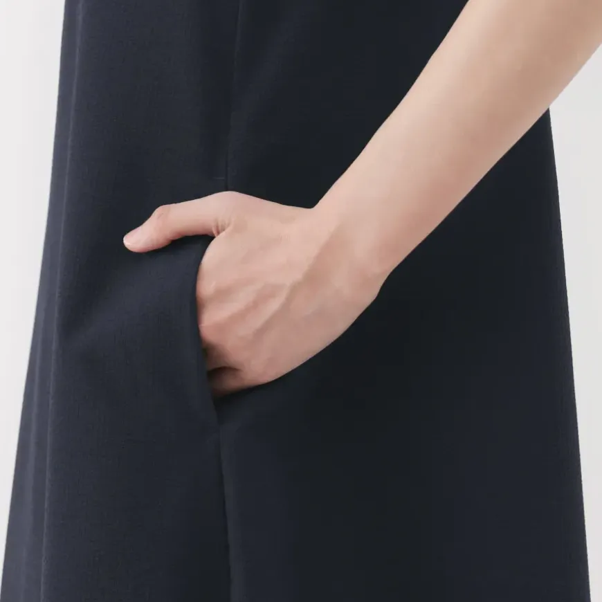 Women's Breathable Seersucker Sleeveless Dress