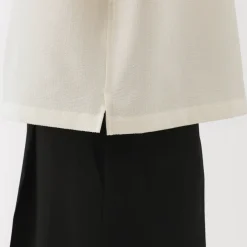 Women's Breathable Seersucker Open Collar Short Sleeve Shirt