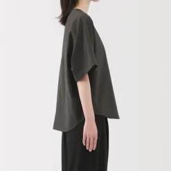 Women's Breathable Seersucker Short Sleeve Blouse