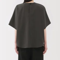 Women's Breathable Seersucker Short Sleeve Blouse