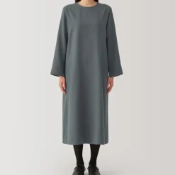 Women's Brushed Pullover Long Sleeve Dress