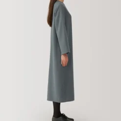 Women's Brushed Pullover Long Sleeve Dress