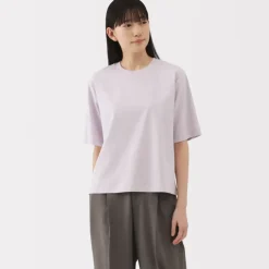 Women's Cool Touch Crew Neck Wide Short Sleeve T-Shirt