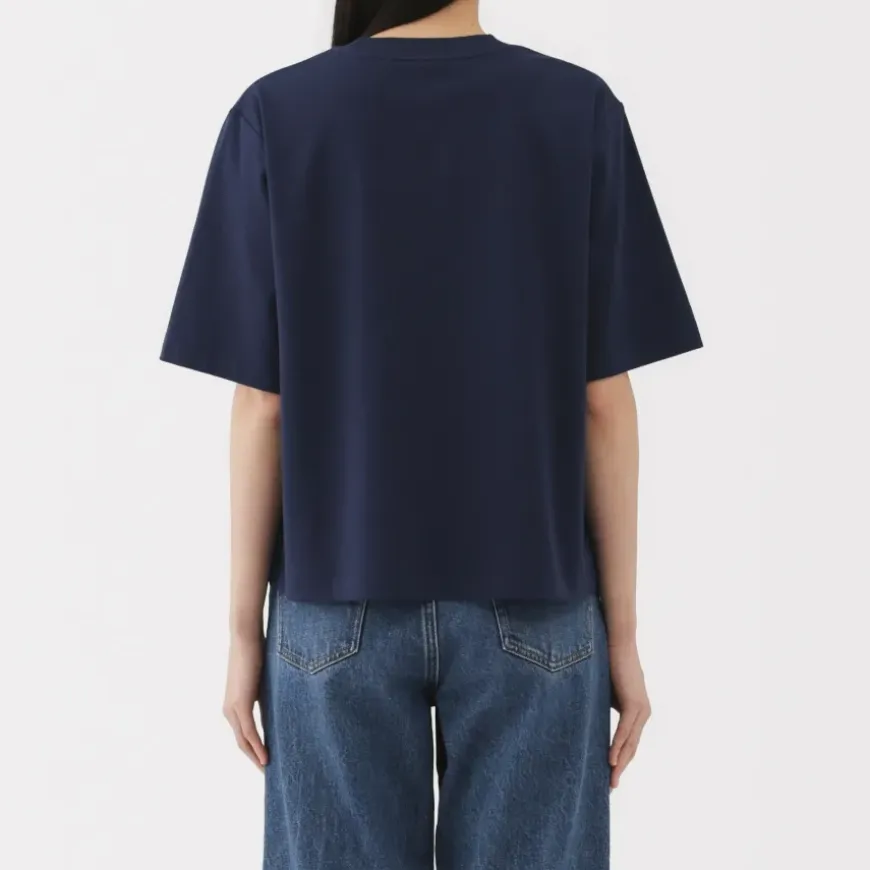 Women's Cool Touch Crew Neck Wide Short Sleeve T-Shirt