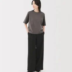 Women's Cool Touch Crew Neck Wide Short Sleeve T-Shirt