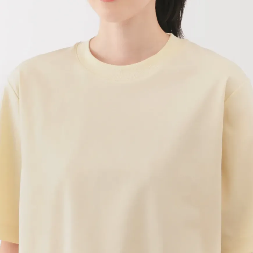 Women's Cool Touch Crew Neck Wide Short Sleeve T-Shirt