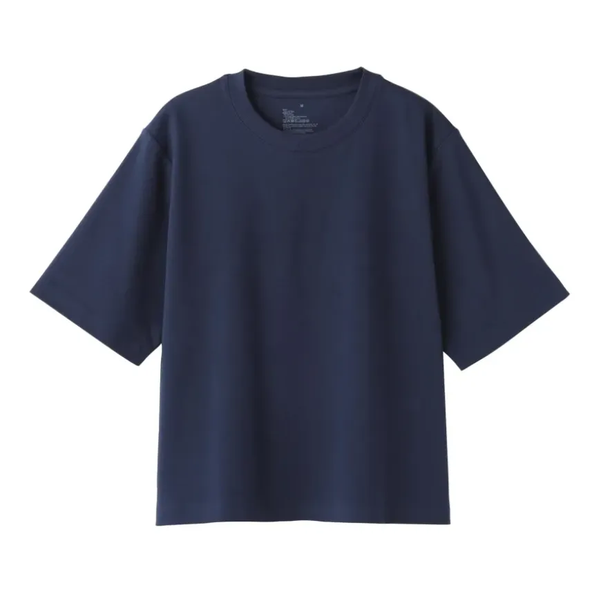 Women's Cool Touch Crew Neck Wide Short Sleeve T-Shirt