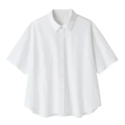 Women's Cool Touch Regular Collar Short Sleeve Shirt