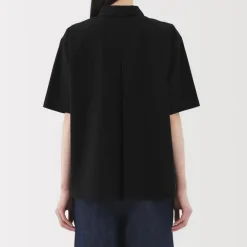 Women's Cool Touch Regular Collar Short Sleeve Shirt