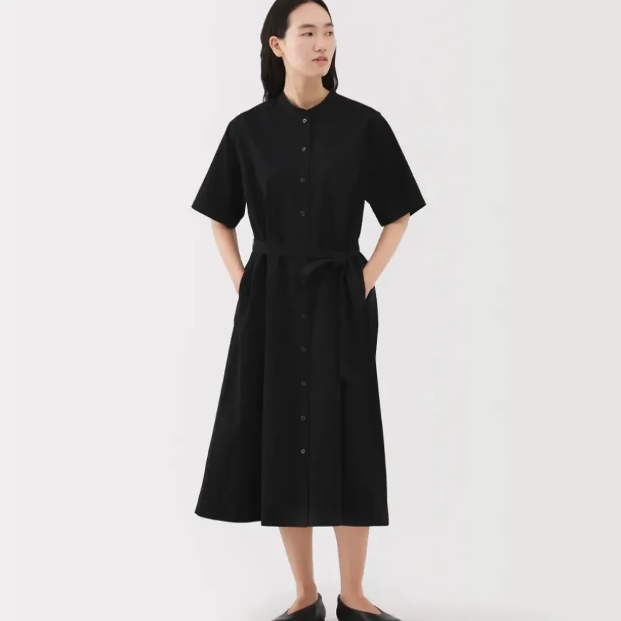 Women's Cool Touch Short Sleeve Shirt Dress