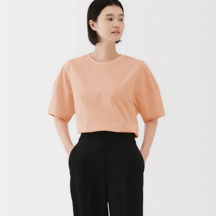 Women's Cool Touch Striped Blouse