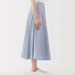 Women's Cool Touch Striped Flared Skirt