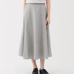 Women's Cool Touch Striped Flared Skirt