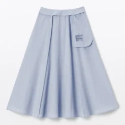 Women's Cool Touch Striped Flared Skirt