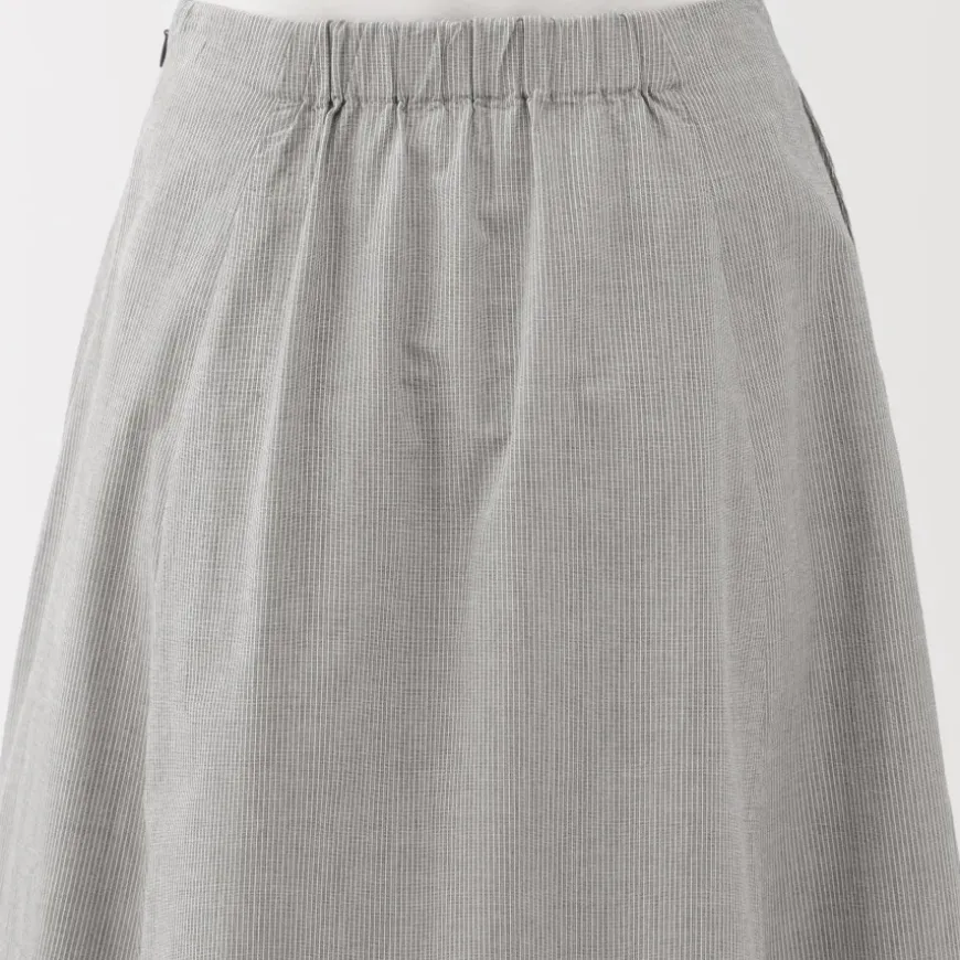 Women's Cool Touch Striped Flared Skirt