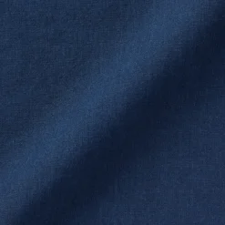 Women's Cotton Voile Indigo Long Sleeve Blouse