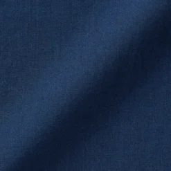 Women's Cotton Voile Indigo Long Sleeve Dress