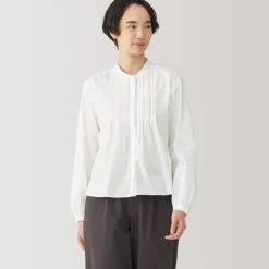 Women's Cotton Voile Long Sleeve Blouse