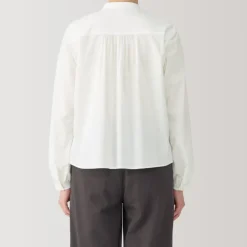 Women's Cotton Voile Long Sleeve Blouse