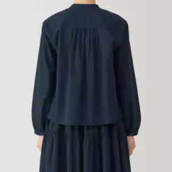 Women's Cotton Voile Long Sleeve Blouse