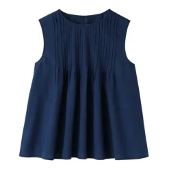 Women's Cotton Voile Sleeveless Blouse