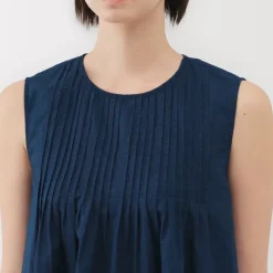 Women's Cotton Voile Sleeveless Blouse