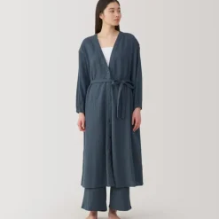 Women's Crepe Gauze Long Cardigan