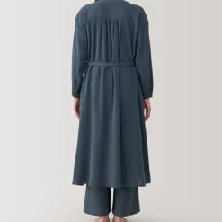 Women's Crepe Gauze Long Cardigan